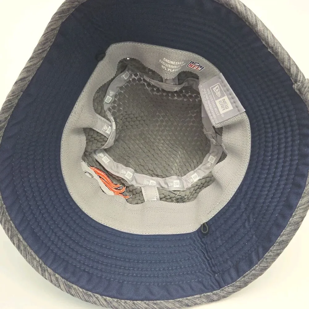 Denver Broncos Bucket Hat NFL Football Gray New Era One Size Polyester Stretch